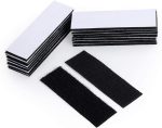 Heavy Duty Mounting Tape Double-Side Reclosable Hook Loop Strips Tape Sticky Fastener Waterproof Indoor Outdoor Use for Holds Picture Frame and Tools (15Pack- 3x10cm), 1.2x4 Inch